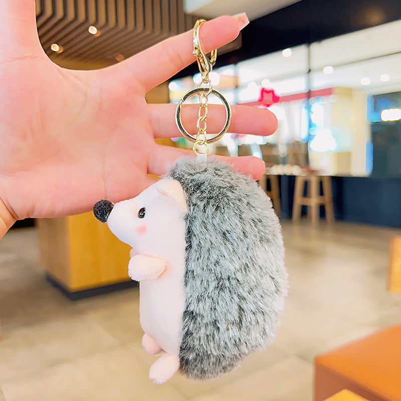 Wholesale Plush Little Hedgehog Keychain